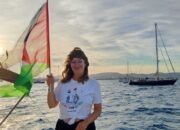 Woman onboard Gaza flotilla intercepted by Israel slams British government for not intervening to help aid mission