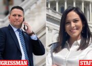 Mystery deepens over aide who set herself on fire as congressman cancels events